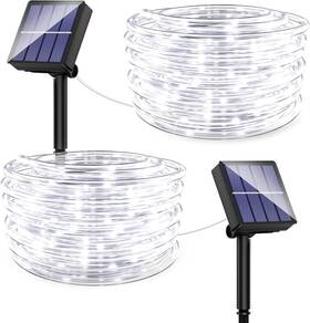 -xyh-l-2 313023652690 Solar Rope Lights Outdoor Led- 40ft 100 Led Tube Light 8 Modes Powered Str