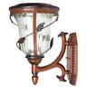 0185455000420 Gama Sonic Flora Solar Antique Bronze Outdoor Wall