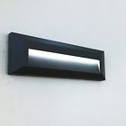 01p2302black Zonk Led Light Step Stair Deck Outdoor Rectangle Wall Mount