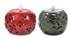0629641 062964922811 Moonrays Solar Powered Led Light Tabletop Flicker Lantern