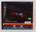 0688486 Portfolio Brand New Deck Lights Silver Finish 840623104255