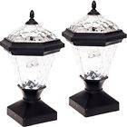 07426907151028 Perfect Home Savings Solar Post Lanterns Piece Black 7426907151028