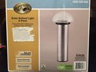 435616-41hd 1000020924 Hampton Bay Solar Bollard Light Stainless Steel Finish 756233956163