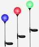1003s Solaration Rgb Festive Crackle Glass Garden Stake Lights 856947005611