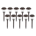 0121090 10183 Alpan Pack Solar Pathway Lights Oil Rubbed 012109101830