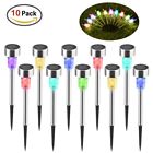 1084471629-2 Unbranded Stainless Steel Led Solar Lights Outdoor Pathway Landscape Party