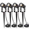 12v-tg003j5ac-bk 4 Greenclick Low Voltage Landscape Lights Led Spotlight Cable 696398917794