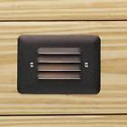 15782azt30r Kichler Louvered Led Bronze Step Light 783927460712