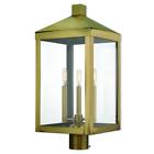 20586-01 Livex Lighting Lt Ab Outdoor Post Top Lantern 847284056275