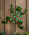 2381910 Afoyft Frog Solar Light Garden Wall Art Fence Deck Patio