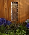 2420492 Afoyft Leaf Metal Solar Light Lantern Garden Stake Yard Flower