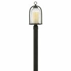 2611-led Hinkley Lighting Led Outdoor Post Light Seedy Glass 640665261127