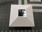 282770 White Lot Of Deckorators Solar Led Plastic Deck Post Cap