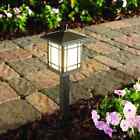 29607 Hampton Bay Outdoor Bronze White Led Path Walkway Garden Stake
