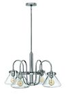 3046cm Hinkley Restoration Four Light Chandelier In Chrome 640665304626