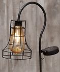 3110189 Afoyft Bell Solar Cage Stake Light With Edison Bulb Yard