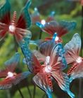 3201458 Afoyft Butterfly Solar Light Garden Stake Set Yard Lawn Art