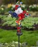 3420737 Afoyft Patriotic Solar Lighted Cross Garden Stake Yard Art Lawn