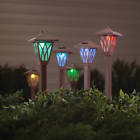 361548 Unbranded Set Of Color Changing Solar Powered Led Outdoor Garden