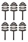 8301-9202-06 43219-32422 Malibu Pack Metal Tier Pathway Pagoda Lights Watts