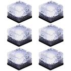 43238119799 Solar Tea Lights Glass Brick Pack Of Path 718174019048