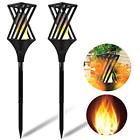 433494355 Solar Torch Torches Lights Outdoor Inch Waterproof Flicker 683194421136