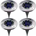 4336506210 Numarda Solar Powered Ground Lights Outdoor Lamp Waterproof 606829836082