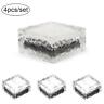 4336507492 Kendal Solar Power Clear Glass Ice Cube Rock 614458520586