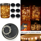 43397-35863 Pack Wide Mouth Solar Powered Mason Jar Lights 6908923151691