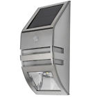 4894644945676 Unbranded Solar Powered Wall Body Induction Lamp Silver