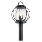 49730bkt Kichler Vandalia Light Outdoor Post Mount Black 783927512817