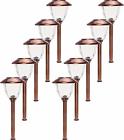 4fha0lelnj General Energizer Pack Stainless Steel Led Solar Path Lights Copper