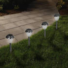50-17 Pure Garden Solar Powered Glass Lights Set Of 886511626386