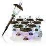 524257070 Daintily Pack Solar Lights Remote Control Finials Bronze