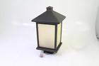 537phm-orb Holbrook Outdoor Post Light Mission Style Seedy Glass 685659024241