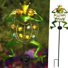 5461 Outdoor Garden Solar Lights Stake Figurine Ornament Metal 600169135461