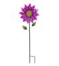 54738pu Plow Hearth Secret Solar Powered Flower Metal Garden 191386802248