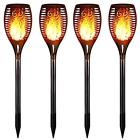 551937 Lightess Solar Torches Torch Lights Outdoor Waterproof Flickering Flames Decor
