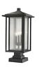 554phxls-sqpm-bk 554phxlssqpmbk Three Light Black Outdoor Pier Mount 0685659082067