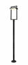 566phxlr-567p-bk-led Luttrel Tall Led Outdoor Single Black 685659152005