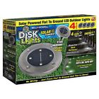 5yi53n00p9 Bell Howell Disk Light Solar Powered Lights In Stainless Steel