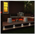 07063 6 91041 5 Solar Powered Patio Pathway Deck Lights Turns On