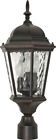 60-798 60 798 Nuvo Lighting Post Lantern With Clear Water Glass Old Penny Bronze Landscape Torch 045923607981