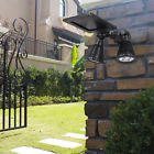 600685089668 Led Dual Head Solar Powered Yard Lights Pir
