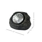 601-005 Moxava Outdoor Solar Light Garden Rock Spot Lights 811610032158