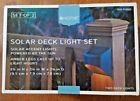 609839430134 Home Solar Deck Light Set New