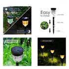 611517022142 Path Lights Solar Pathway Warm White Garden Outdoor