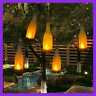 612289273909 Pcs Solar Lights Garden Flickering Flame Effect Bottle