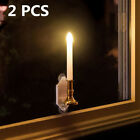 629777451688 Unbranded Solar Power Romantic Candle Light Wall Lamp