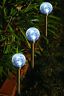63482 One Stop Gardens Piece Solar Glass Crackle Ball Pathway Light